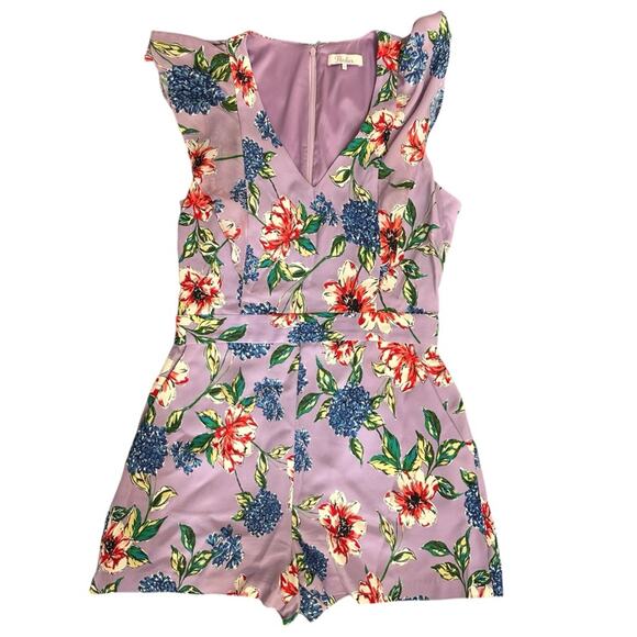 Parker Ana Floral Romper Size 4 - Picture 7 of 11